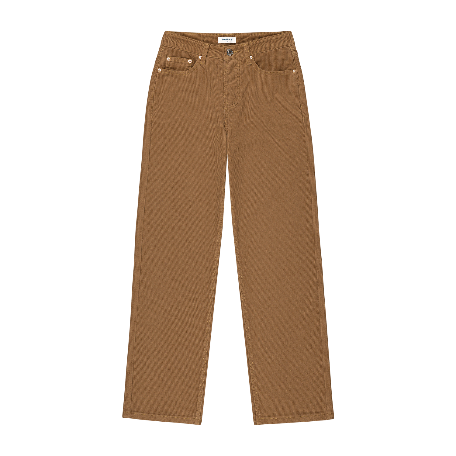 Classic Straight Pants -caramel corduroy