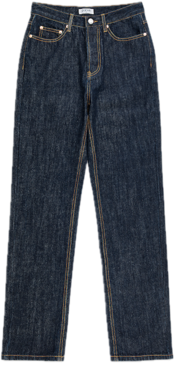 medium wash 90s straight jean -dark wash