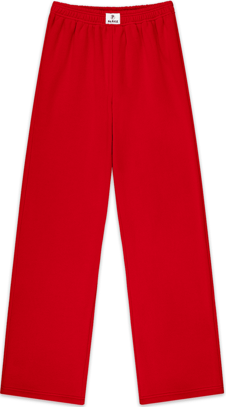 boxer sweatpants -firecracker