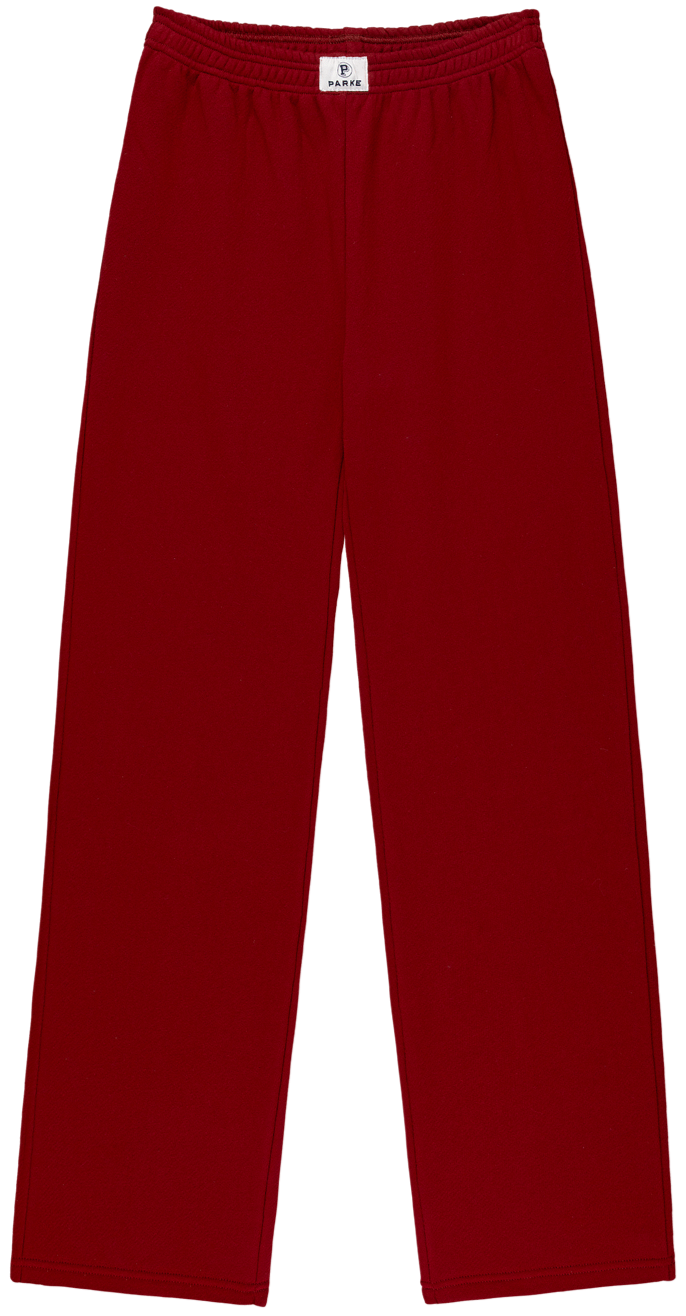 boxer sweatpants -maroon