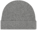 heather grey cashmere hat flat lay -  heather grey