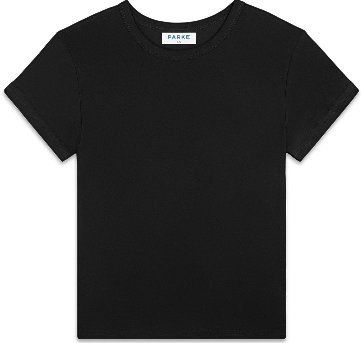 classic tee flat lay -black
