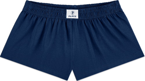 cotton boxer short flat lay -denim