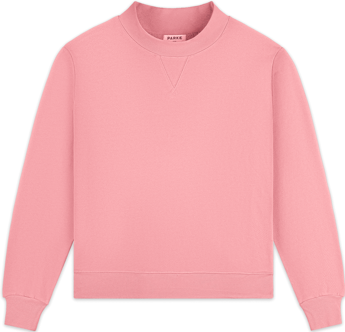 heritage classic mockneck flat lay -conch