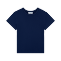 core t-shirt flat lay -navy