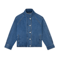 bomber jacket -medium wash